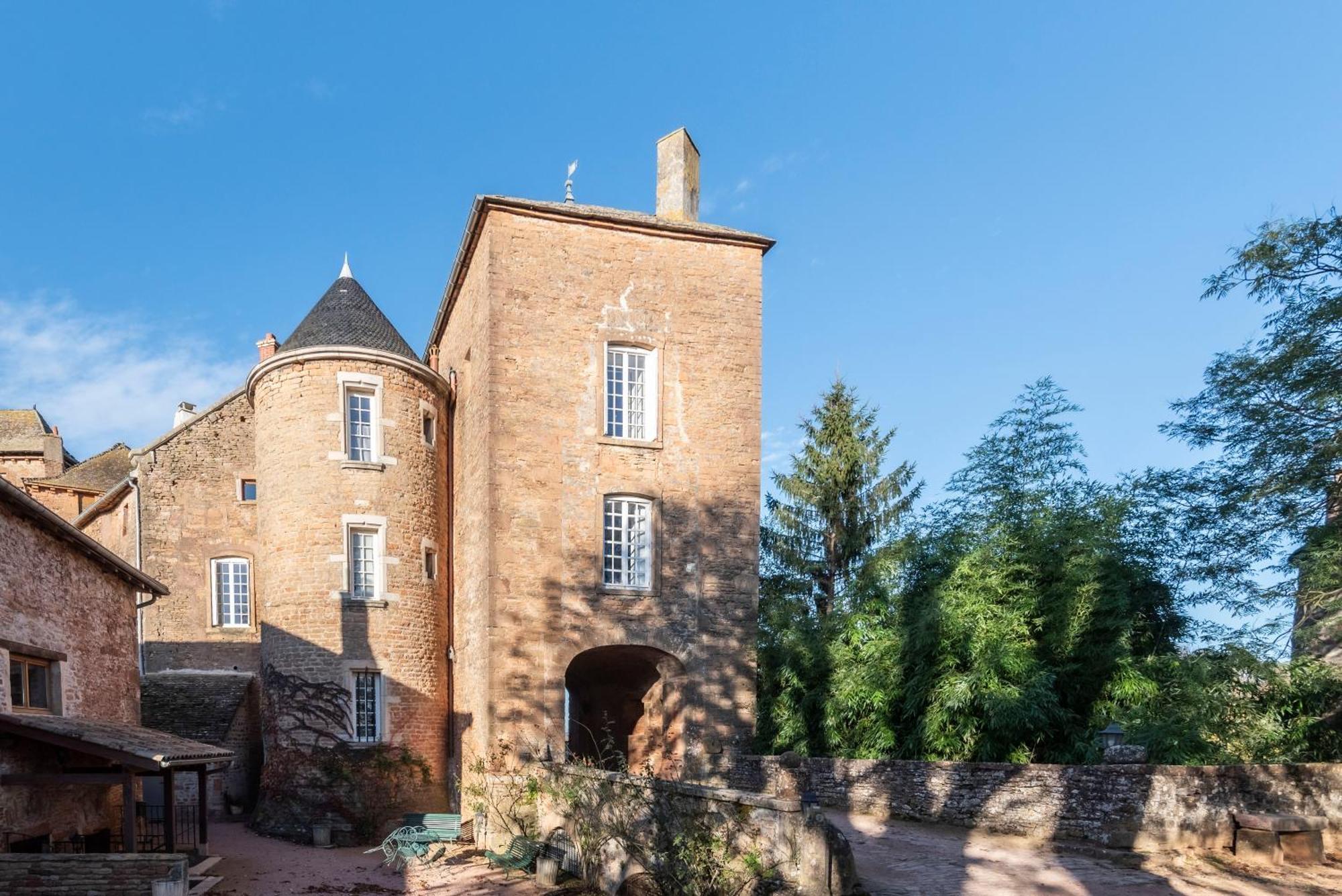 Chateau De Salornay Hurigny Exteriér fotografie